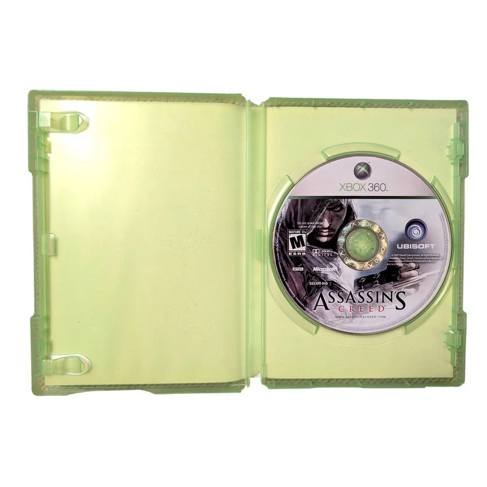 Assassins Creed Xbox 360 Ubisoft 2007 Action Adventure Game 523390-DVD